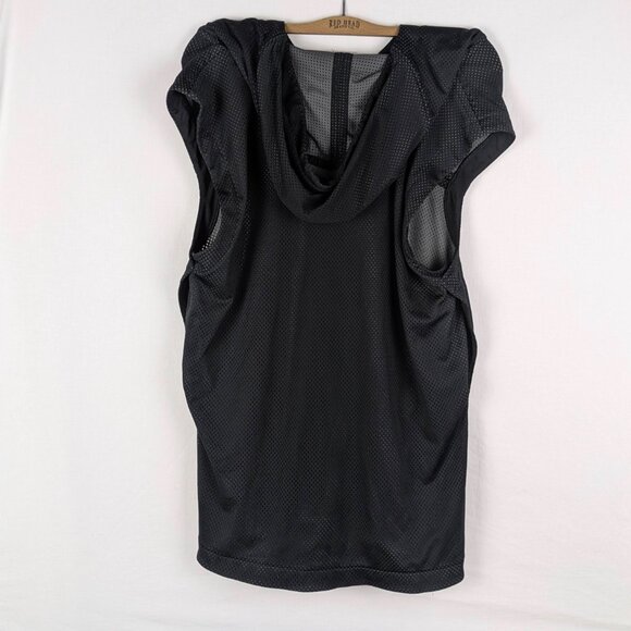 Adidas x Title IX Mesh Hoodie Tank – Black Grey Women’s XXL - SPORTY - Picture 2 of 7